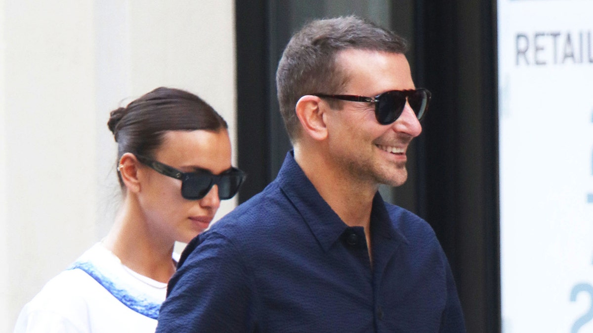  Irina Shayk and Bradley Cooper are seen on June 17, 2021, in New York City.