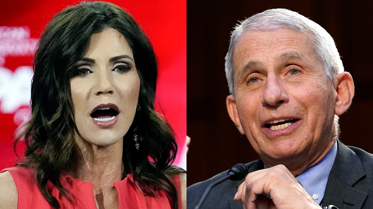 South Dakota Gov. Kristi Noem is no fan of Dr. Anthony Fauci.