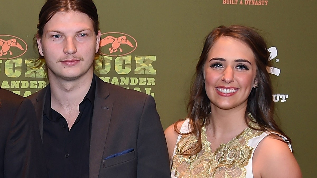 Reed Robertson and Brighton are expecting their first child in November.