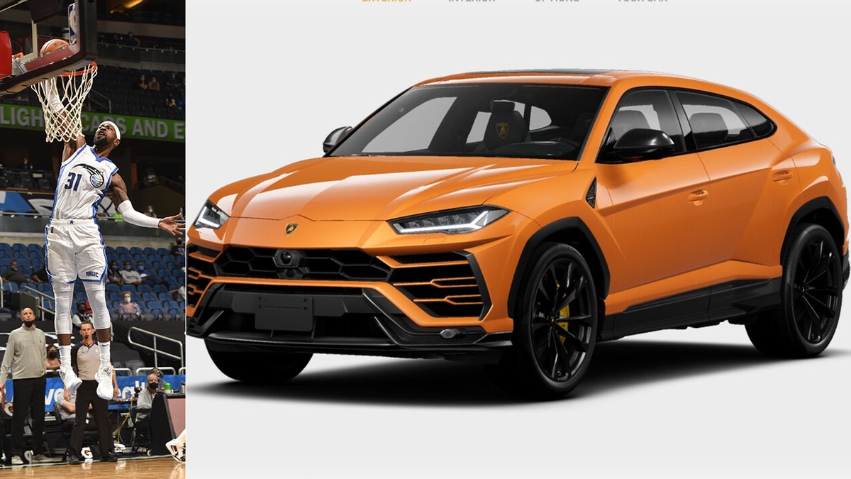Terrence Ross' Lamborghini Urus SUV featured a rare color combination