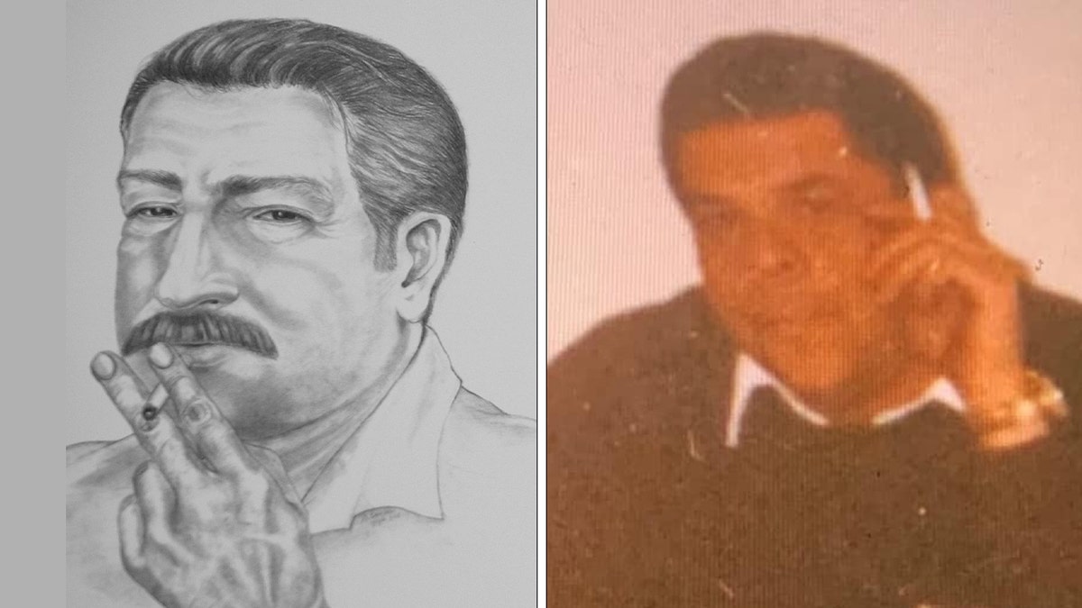 Left: This sketch, made available by the Bish family, shows the alleged abductor of Warren, Mass., lifeguard Molly Bish, was released during a news conference in Worcester, Mass., Monday March 19, 2001. Right: A photograph of her potential killer Frank Sumner released by the district attorney's office earlier this month. (AP Photo/Charles Krupa)/(Worcester County District Attorney's Office)
