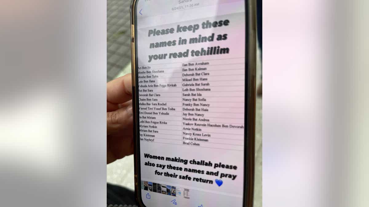 Synagogue list of missing people from Champlain Towers