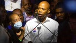 FILE - In this Tuesday June 22, 2021, file photo, Democratic mayoral candidate Eric Adams address supporters at his primary election night party in New York. Adams holds a lead in New York City's Democratic mayoral primary, but with hundreds of thousands of votes set to be redistributed in a new ranked choice voting system, it remained possible for opponents Maya Wiley or Kathryn Garcia to come out on top. (AP Photo/Kevin Hagen, File).