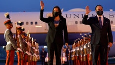 As migrant caravan marches toward US border, Harris unveils Central American youth program