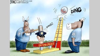 Political cartoon of the day: Dem's crime solution