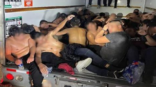 Texas Border Patrol finds 33 illegal immigrants packed in a U-Haul with temperature above 100 degrees