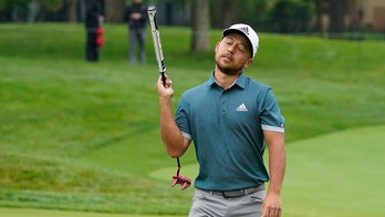 Morikawa leads at Muirfield Village on day suspended by rain