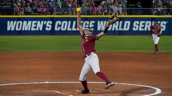 Montana Fouts throws perfect game, leads Alabama past UCLA in WCWS