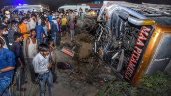 Bus with migrant workers collides with van in India; 17 dead