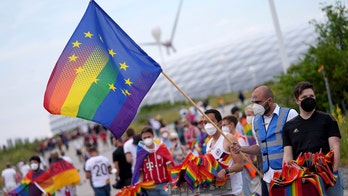 Fan invades Euro 2020 match holding rainbow flag ahead of Germany-Hungary start