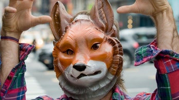Woman wearing fox costume chases daughter down Chicago streets