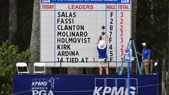 Salas leads Women's PGA and sees brighter days post-pandemic