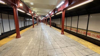 New Yorkers wade through underground lakes as subway stations flood