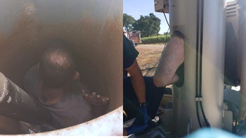 California man climbs inside farm equipment, gets trapped for 2 days