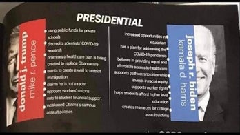 California high school yearbook appears to bash Trump, praise Biden