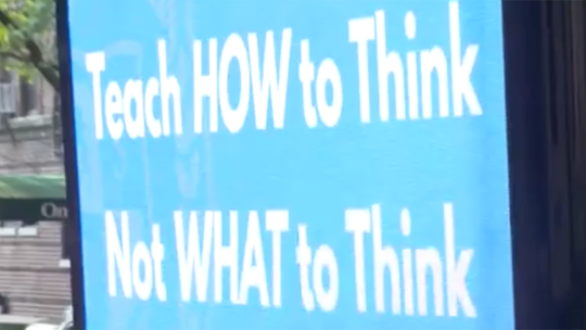Billboards outside liberal NYC prep schools call out 'woke' lesson plans: 'Diversity not indoctrination'