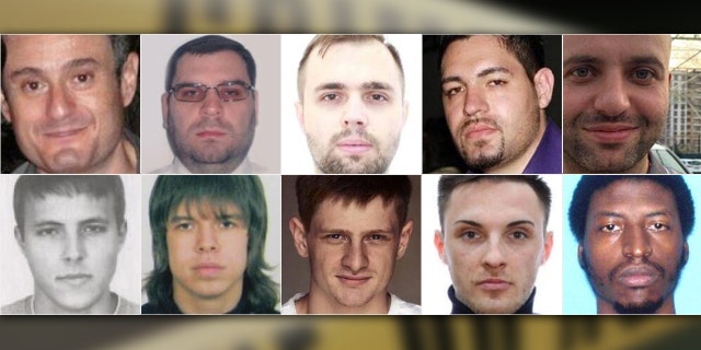 The Secret Service announced its 10 most wanted fugitives Wednesday: Ahmed Yassine Abdelghani; Pavel Pavlovich Dubovoy; Oleksandr Vitalyevich Ieremenko; Allan Esteban Hidalgo Jimenez; Dmitrii Vadimovich Karasavidi; Roman Sergeevich Kotov; Farkhad Rauf Ogly Manokhin; Danil Potekhin; Artem Viacheslavovich Radchenko and Rashawd Lamar Tulloch.