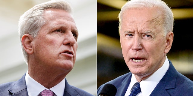 House Speaker Kevin McCarthy and President Joe Biden