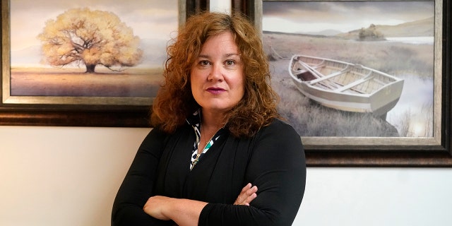 Natasha Helfer poses for a portrait, Monday, June 7, 2021, in Holladay, Utah. (AP Photo/Rick Bowmer)