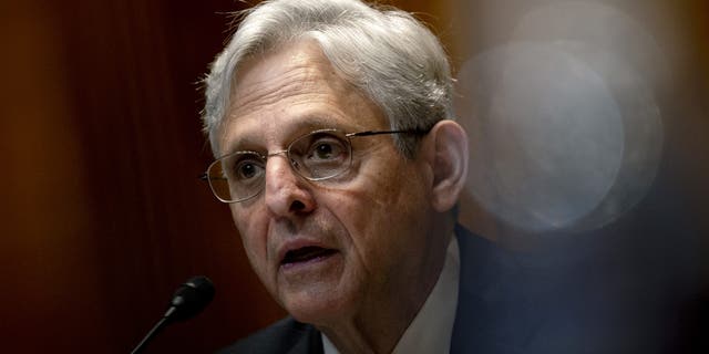 Attorney General Merrick Garland speaks during a Senate Appropriations Subcommittee on Commerce, Justice, Science, and Related Agencies hearing, Wednesday, June 9, 2021, on Capitol Hill in Washington. (Stefani Reynolds/The New York Times)
