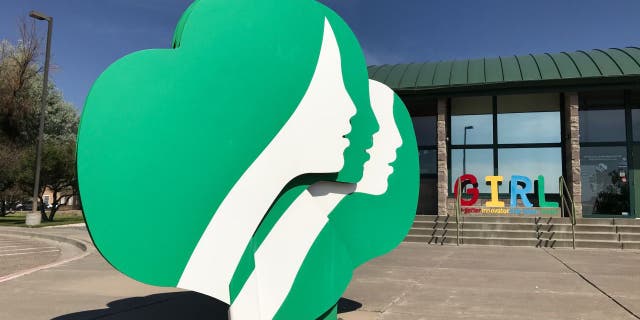 The headquarters of the Girl Scouts of New Mexico Trails is located in Albuquerque, New Mexico. Rebecca Latham, CEO of Girl Scouts of New Mexico Trails, said her council had thousands of boxes left over at the end of the selling season in late spring, even though girls tried innovative selling methods like drive-thru booths and contact-free delivery. (AP Photo/Susan Montoya Bryan)