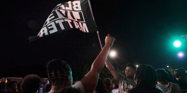 People demonstrate Thursday, June 24, 2021, in downtown Rock Hill, S.C. (Associated Press)
