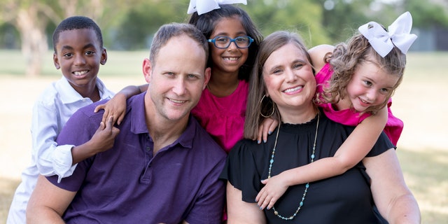 The Baskin family has been fostering children for the last decade.