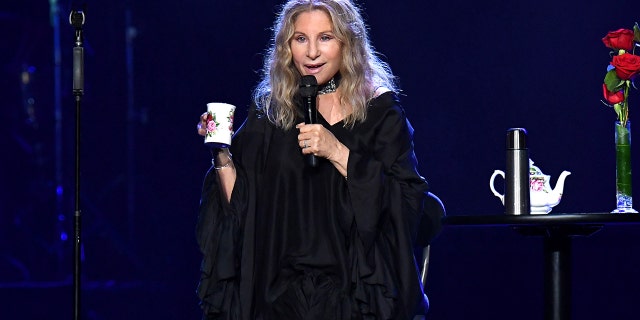 Barbra Streisand has revealed that the one and only time she's ever smoked weed was on stage.