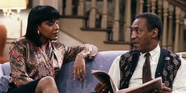 Phylicia Rashad and Bill Cosby on "The Cosby Show"