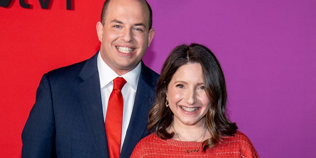 CNN’s Brian Stelter is married to NY1 traffic reporter and anchor Jamie Stelter. (Photo by Roy Rochlin/WireImage)