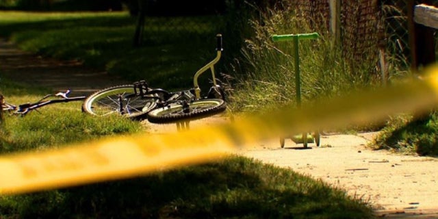A 6-year-old boy is recovering after he was shot in the arm while getting his bike from in front of his neighbor's house.