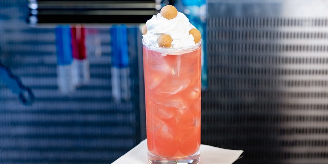 The Proton PB&J Punch at The Pym Test Kitchen.