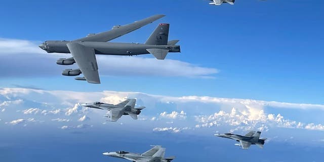 B52 bomber spain portugal air force europe