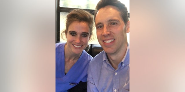 Sen. Josh Hawley and Dr. Lesley Hawley (Credit: Sen. Hawley's office)