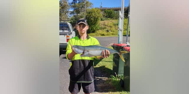 Nick holding fish