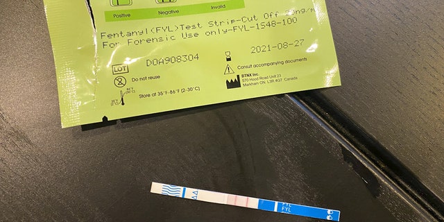 Across the country more states are beginning to legalize drug testing strips that can detect the presence of the potent opioid Fentanyl to avoid deadly overdoses (Stephanie Bennett/ Fox News).