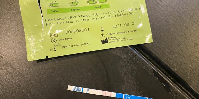 Across the country more states are beginning to legalize drug testing strips that can detect the presence of the potent opioid Fentanyl to avoid deadly overdoses (Stephanie Bennett/ Fox News).
