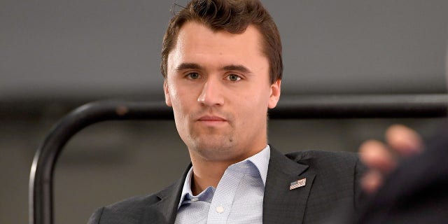 Charlie Kirk speaks at Politicon in Los Angeles, CA on October 20, 2018.  (Michael S. Schwartz/Getty Images)