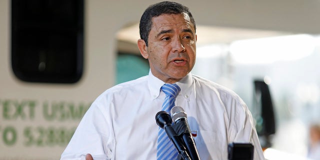 Rep. Henry Cuellar, D-Texas, delivers remarks during a rally for the passage of the USMCA trade agreement Sept. 12, 2019, in Washington, D.C. (Tom Brenner/Getty Images)