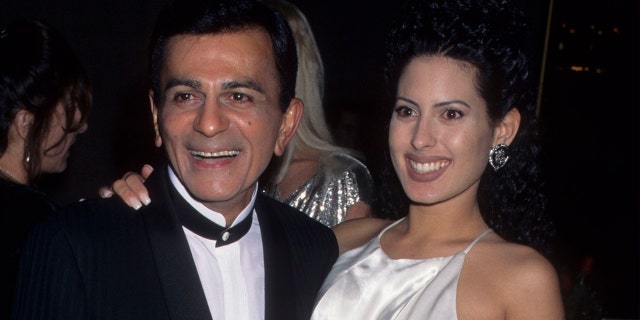 Radio Personality Casey Kasem and daughter Carey Kasem in 1996.