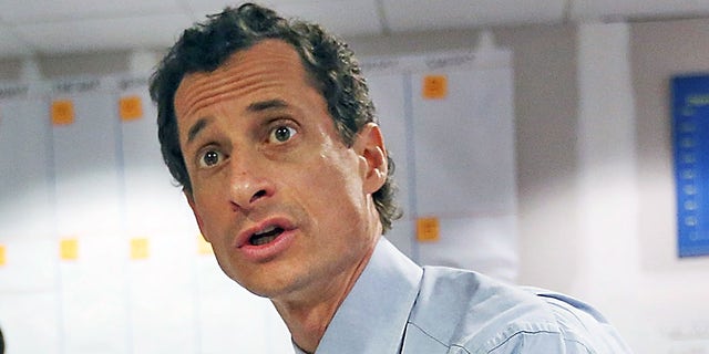 Anthony Weiner is pictured amid his campaign for New York City mayor on Sept. 9, 2013. (Mario Tama/Getty Images)