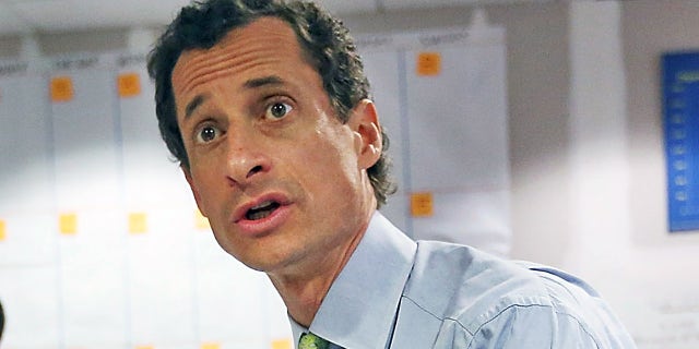 Anthony Weiner is pictured amid his campaign for New York City mayor on Sept. 9, 2013. (Mario Tama/Getty Images)