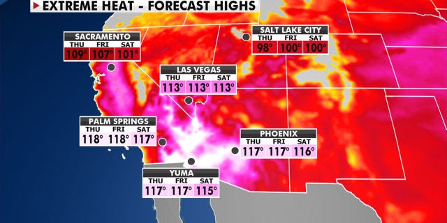 Excessively hot temperatures are threatening communities in the western U.S.