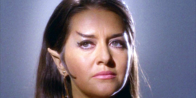 Joanne Linville fue la primera mujer en interpretar a una alienígena romulana en la franquicia de 'Star Trek'.  (Foto de CBS a través de Getty Images)