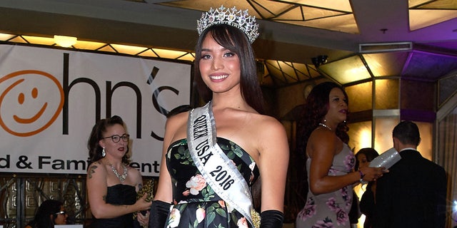 Kataluna Enriquez was the first transgender woman to take home the title of Miss Nevada USA in a monumental move for the LGBTQIA community.  In addition, she will be the first openly transgender woman to compete for the title of Miss USA.  (Photo by Unique Nicole / Getty Images)