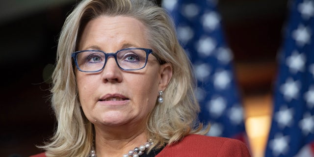 Rep. Liz Cheney, Republican of Wyoming, speaks during a press conference on Capitol Hill in Washington, Oct. 22, 2019.