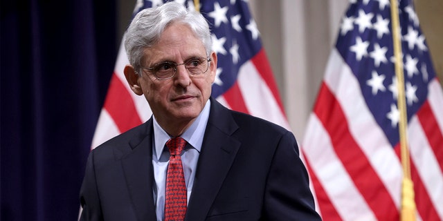 Attorney General Merrick Garland leaves after speaking to the Department of Justice in Washington on Tuesday, June 15, 2021. Garland sparked outrage with a memo that many Republicans interpreted as an invitation to the FBI to begin to investigate affected parents at school board meetings.  (Earn McNamee / Pool via AP)