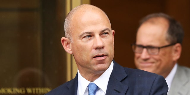 NEW YORK, NEW YORK - JULY 23: Celebrity attorney Michael Avenatti walks out of a New York court house after a hearing in a case where he is accused of stealing $300,000 from a former client, adult-film actress Stormy Daniels on July 23, 2019 in New York City. (Photo by Spencer Platt/Getty Images)