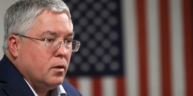 West Virginia Republican Attorney General Patrick Morrisey. (Photo by Patrick Smith/Getty Images)