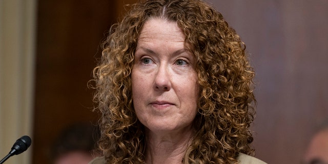 Tracy Stone-Manning listens during a confirmation hearing for her to be the director of the Bureau of Land Management, during a hearing of the Senate Energy and National Resources Committee on Capitol Hill, Tuesday, June 8, 2021, in Washington. (AP Photo/Alex Brandon)